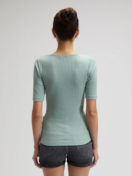 Женская Футболка Мята Slim [5]