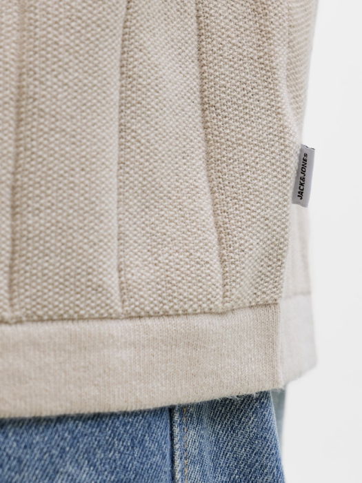 Tricou Bej Relaxed Barbati [6]