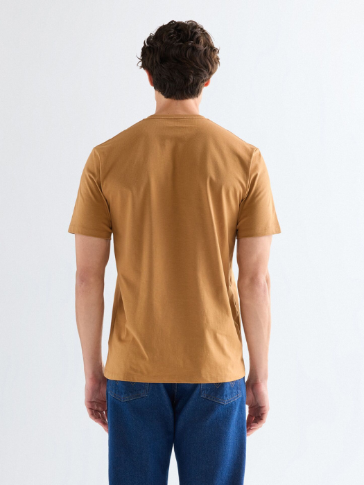 Мужская Футболка Горчичная Regular [4]