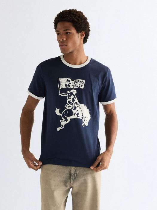 Tricou Navy Regular Barbati [2]