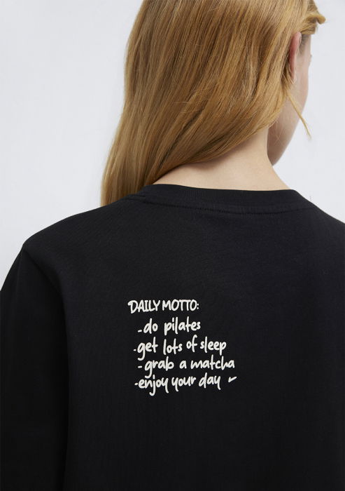 Женская Футболка Чёрная  [6]