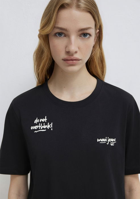 Женская Футболка Чёрная  [5]