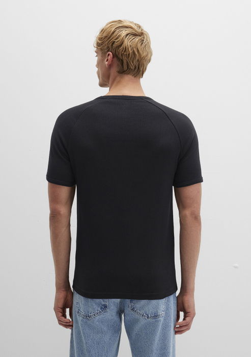 Мужская Футболка Чёрная Fitted [5]