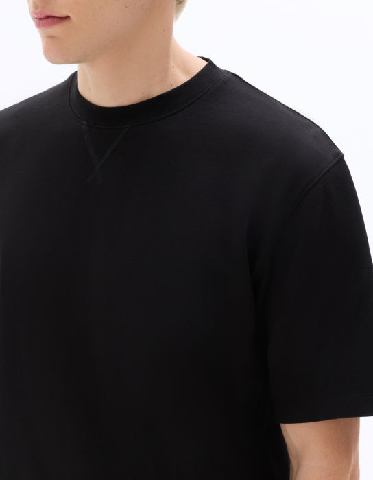 Tricou Negru Oversize Barbati [4]