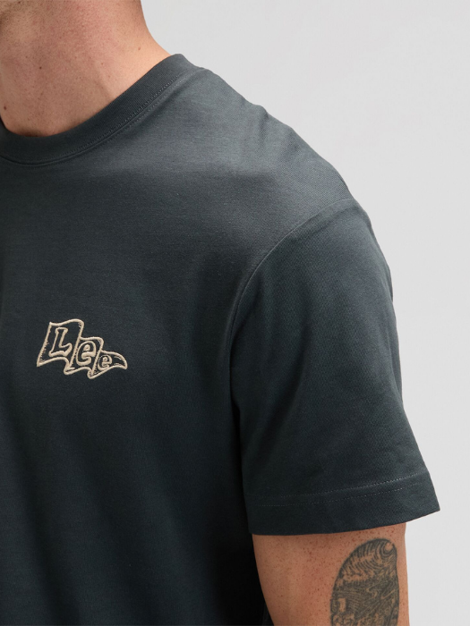 Tricou Gri Inchis Regular Barbati [4]