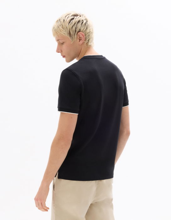 Tricou Negru Regular Barbati [3]