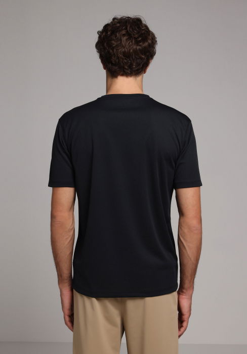 Tricou Negru Regular Barbati [2]