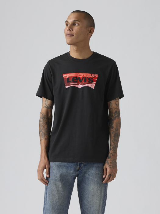 Tricou Negru Regular Barbati [3]