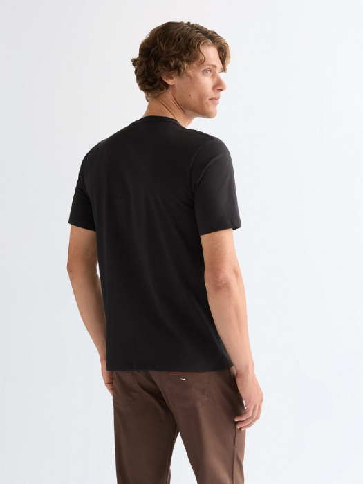 Мужская Футболка Чёрная Regular [2]