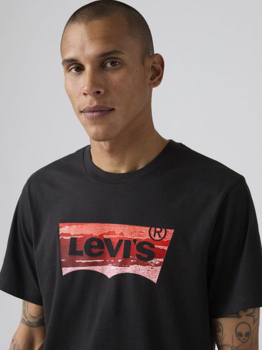 Tricou Negru Regular Barbati [2]