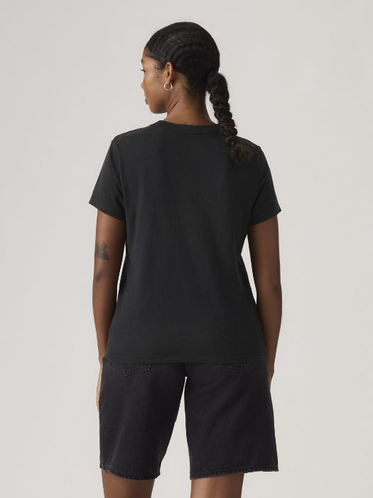 Женская Футболка Чёрная Regular [4]