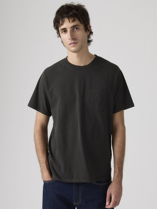 Tricou Negru Relaxed Barbati [3]