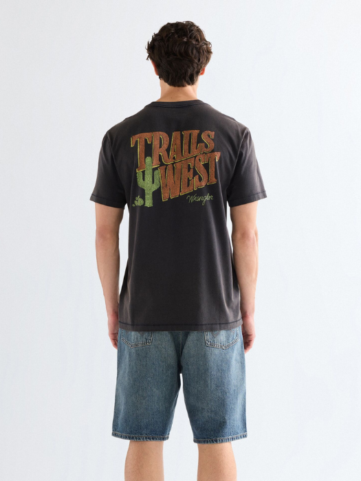 Мужская Футболка Чёрная Relaxed [4]