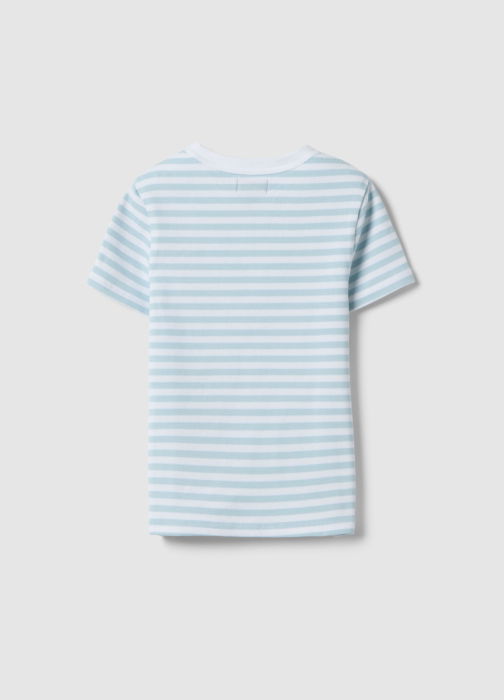 Tricou Off-White/Lt Blue Fete 10-15 Ani [2]