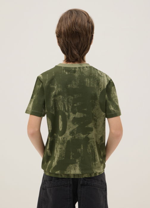 Футболка Для Мальчиков Oil Green 10-15 Лет [2]