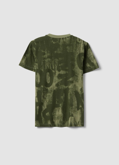 Футболка Для Мальчиков Oil Green 10-15 Лет [5]