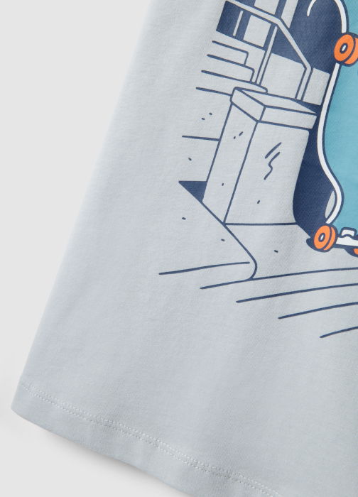 Tricou Pearl Blue Baieti 3-10 Ani [4]