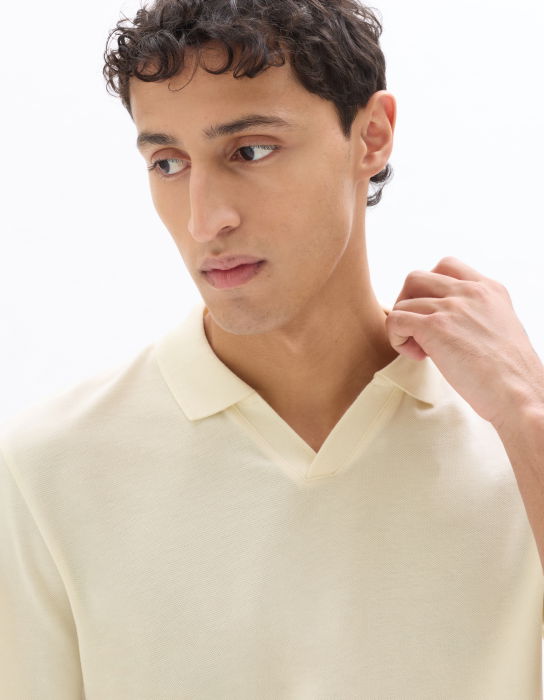 Tricou Polo Alb Regular Barbati [4]