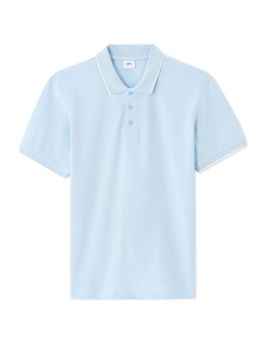 Tricou Polo Albastru Deschis Regular Barbati [5]