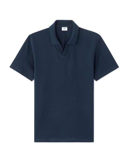 Tricou Polo Albastru Regular Barbati [5]