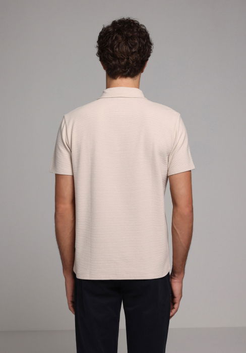 Tricou Polo Bej Barbati [2]