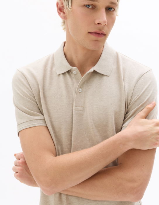 Tricou Polo Bej  Barbati [4]