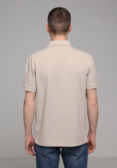 Tricou Polo Bej Regular Barbati [2]