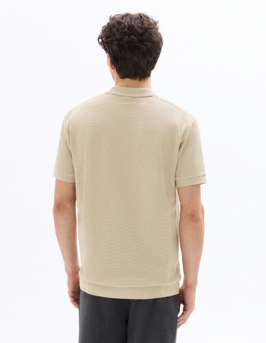 Tricou Polo Bej Regular Barbati [3]