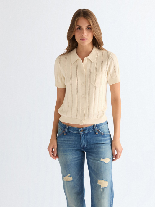 Женская Свитшот Беживая Slim [3]