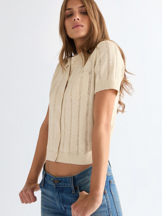 Женская Свитшот Беживая Slim [2]