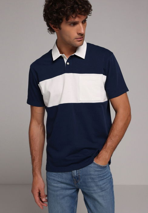 Tricou Polo Navy Barbati [2]