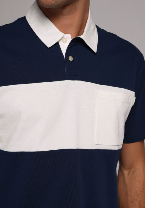 Tricou Polo Navy Barbati [3]