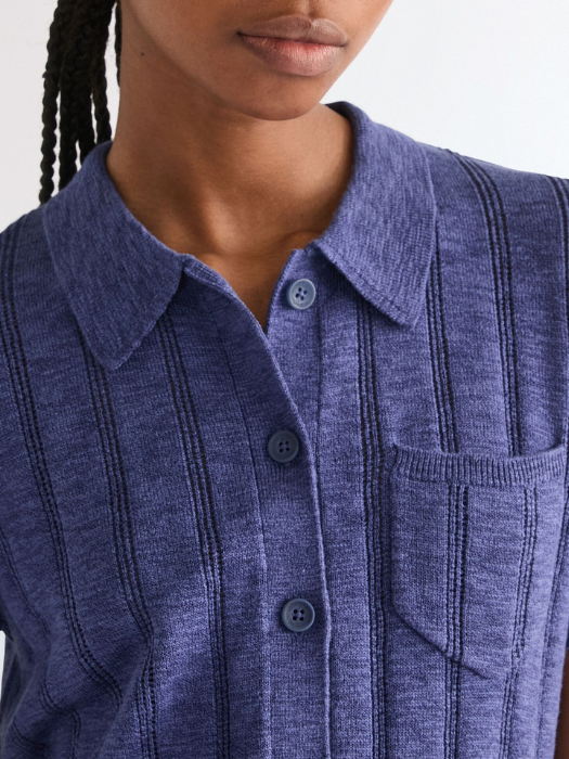 Женская Свитшот Синяя Slim [2]