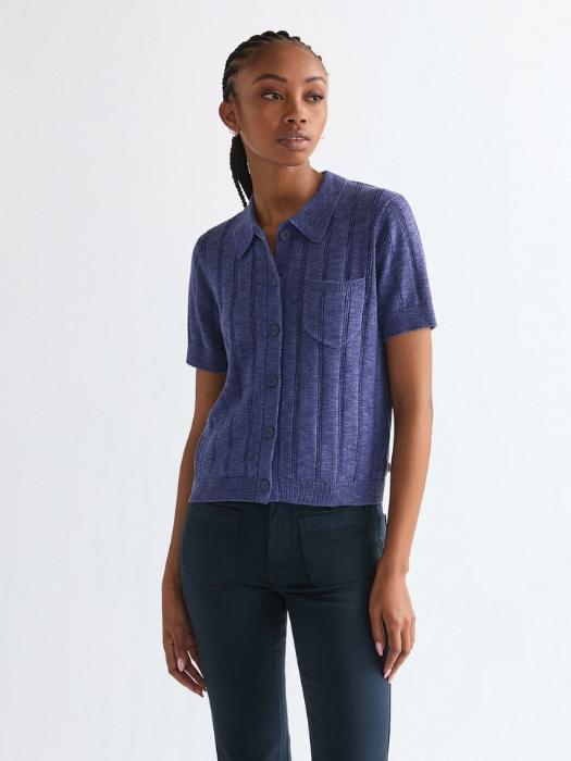 Женская Свитшот Синяя Slim [3]