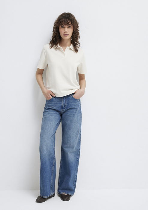 Tricou Polo Coconut Milk  Femei [3]