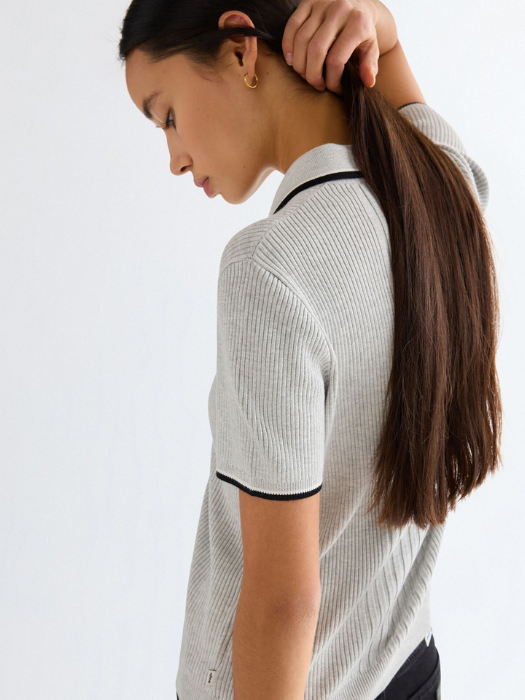 Женская Свитшот Серая Slim [5]