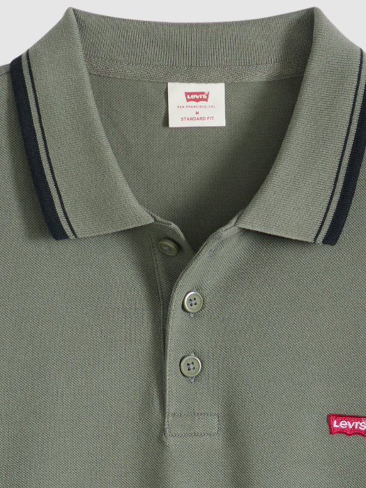 Tricou Polo Haki Regular Barbati [6]