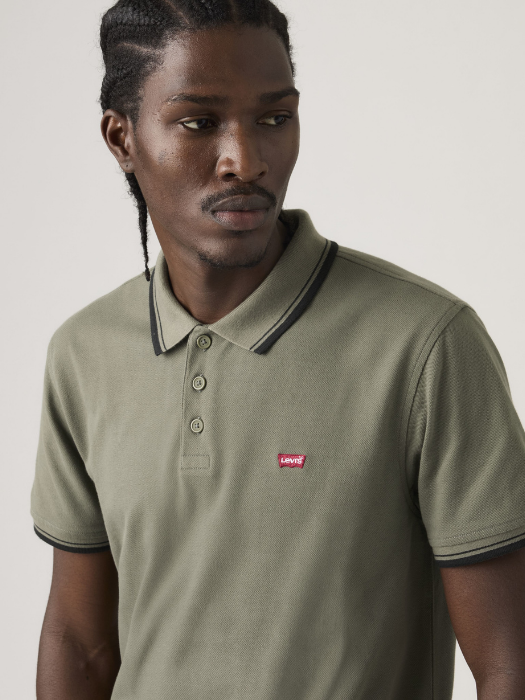 Tricou Polo Haki Regular Barbati [2]