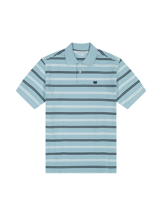 Мужская Футболка-Поло Голубая Regular [6]