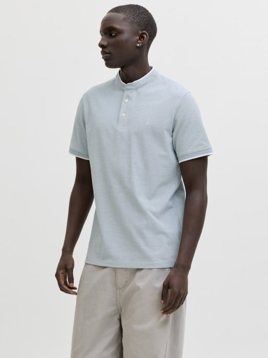 Мужская Футболка-Поло Светло-Синяя Slim [3]