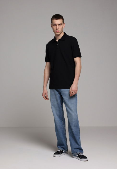 Tricou Polo Negru Barbati [3]