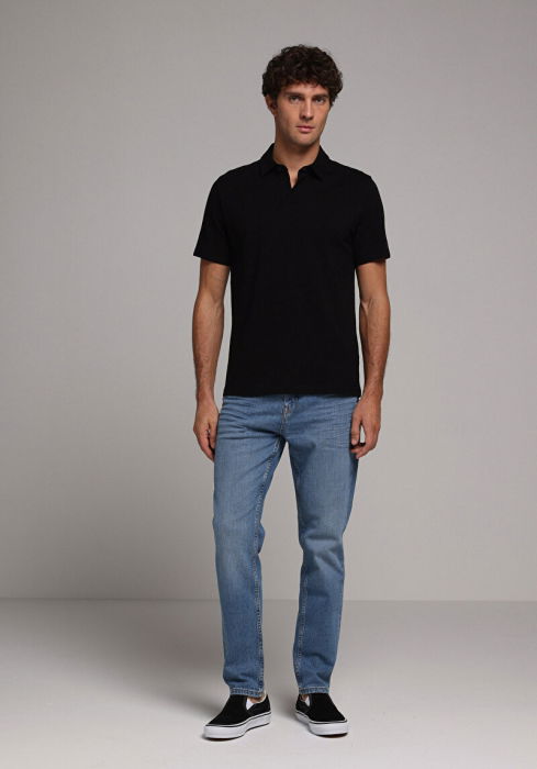 Tricou Polo Negru Barbati [3]