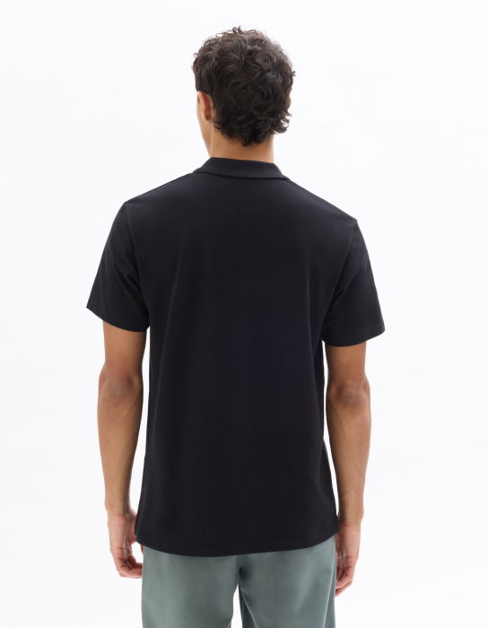 Tricou Polo Negru Regular Barbati [3]