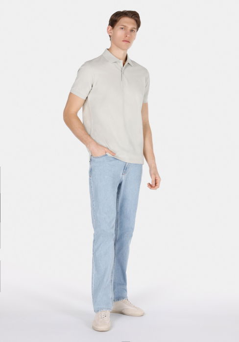 Tricou Polo Verde Masliniu Regular Barbati [3]