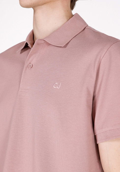 Tricou Polo Roz Deschis Regular Barbati [4]