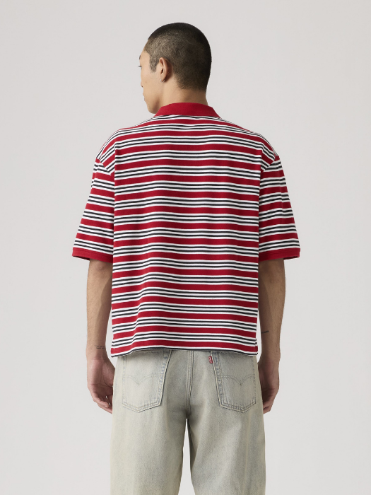 Tricou Polo Rosu Regular Barbati [4]