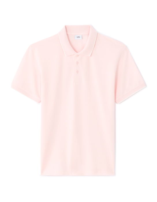 Tricou Polo Roz Deschis Regular Barbati [5]