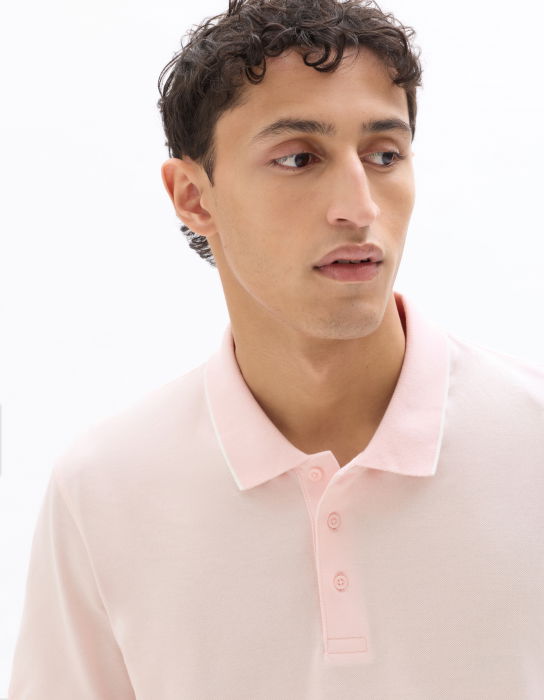 Tricou Polo Roz Deschis Regular Barbati [4]