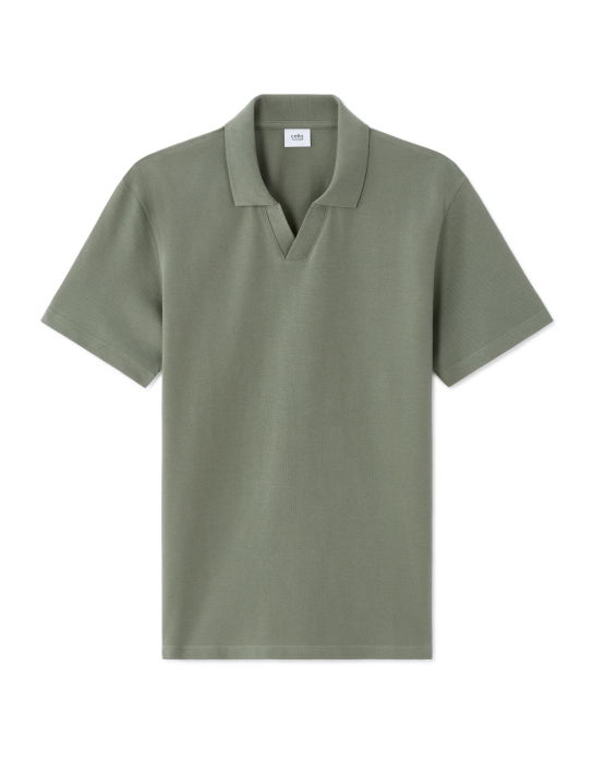 Tricou Polo Verde Masliniu Regular Barbati [5]
