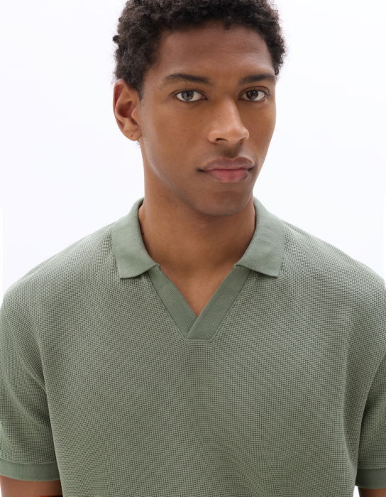 Tricou Polo Verde Regular Barbati [4]